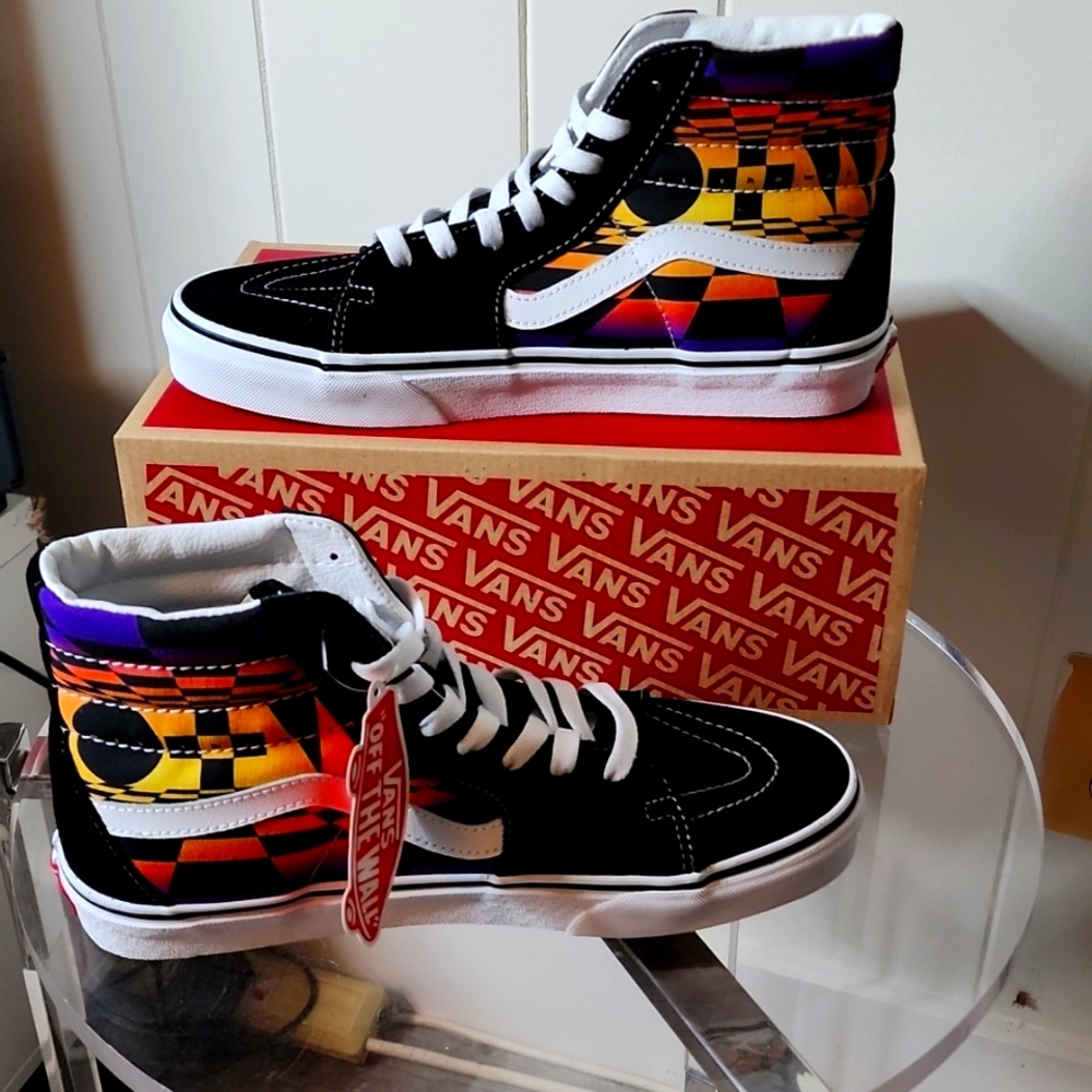 Sk8-hi Graphic Check